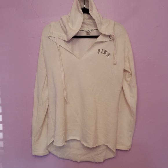 VS PINK sequin v neck logo hoodie - Picture 3 of 3